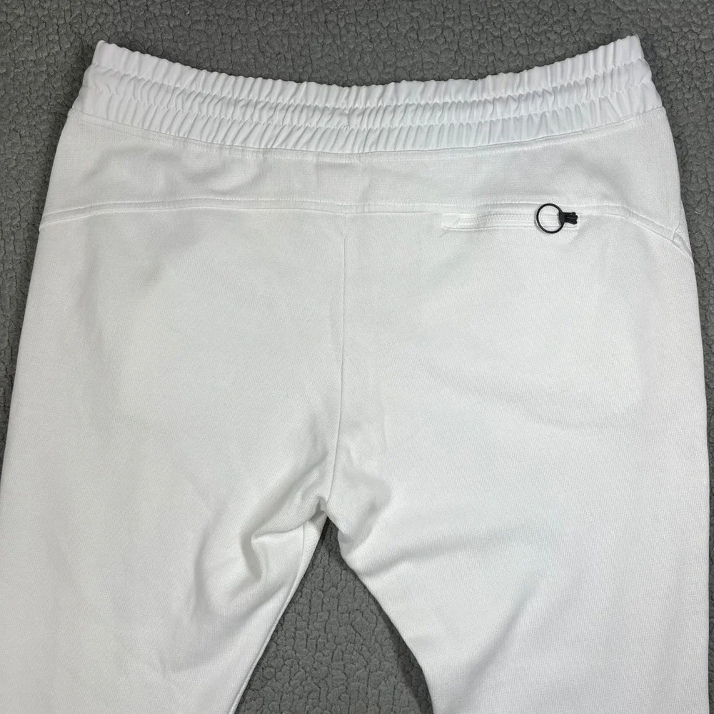 Nike Court Tennis Joggers Women's XL White Cotton Blend Mesh‎ Pants 894871-100